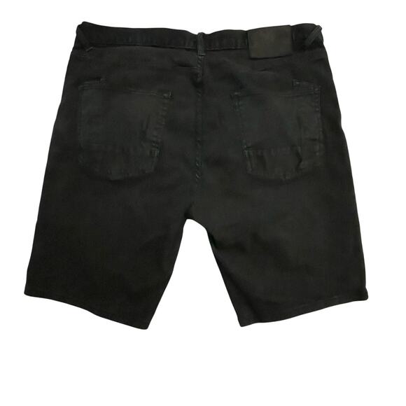 PRPS Goods & Co. Men's Black Jean Denim Shorts - Sz 38 - Challenger Fit - EUC - Picture 4 of 14